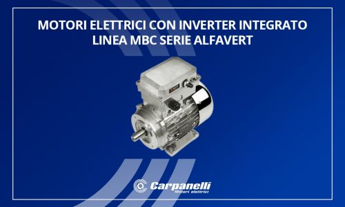 Motori elettrici con inverter integrato linea MBC - Serie Alfavert